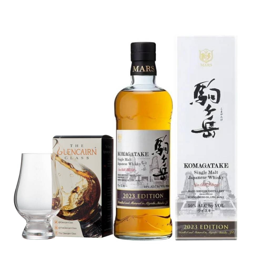 ジャパニーズウイスキー駒ヶ岳2023 エディション 700ml・グレンケアン ブレンダーズグラス付き‼ ≪ 箱入り ≫