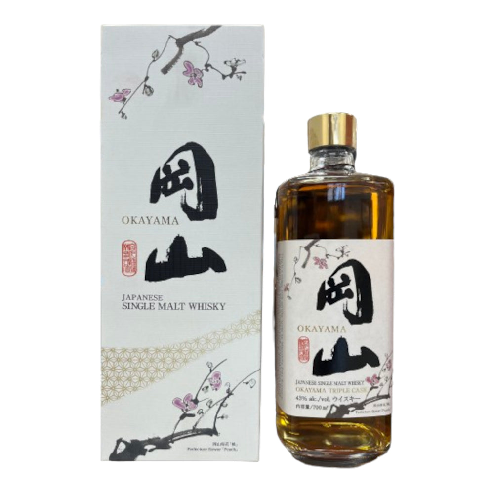 ウイスキー シングルモルト 宮下酒造 岡山 トリプルカスク 43° 700ml ≪ 箱入り ≫ 【 条件付き送料無料 】