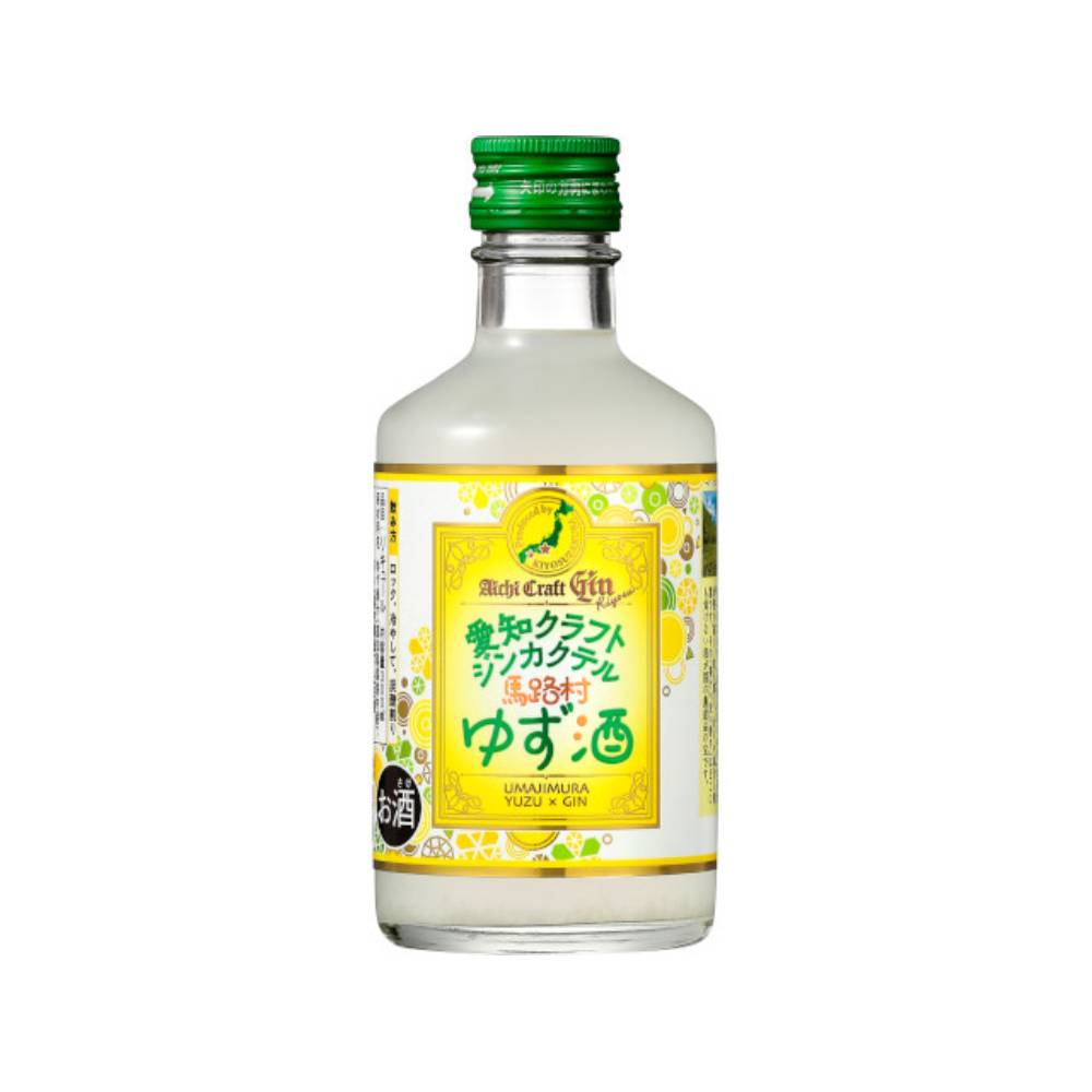 清州桜醸造 愛知クラフトジンカクテル 馬路村ゆず酒 17-18度 300ml