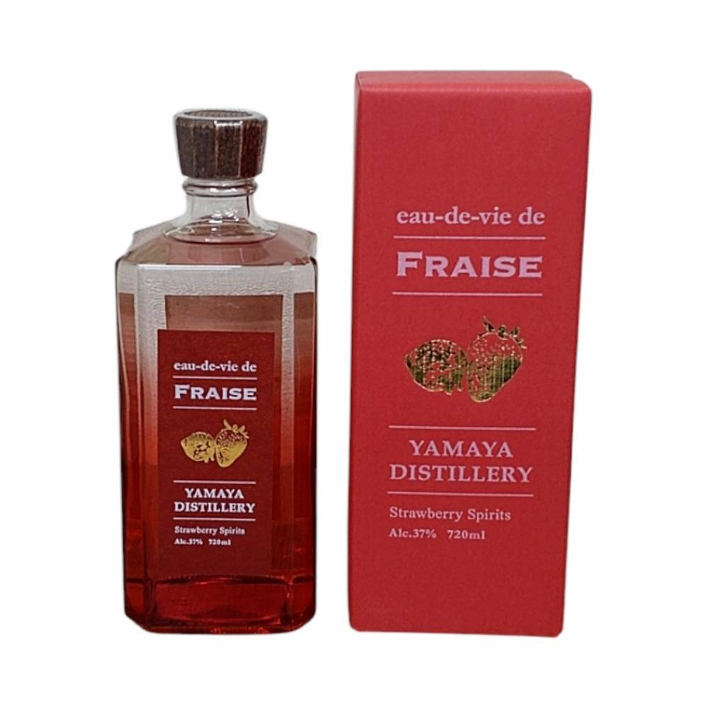 【 専用箱入 】やまや蒸留所 eau-de-vie de fraise オード ヴィー ド フレーズ 37度 720ml