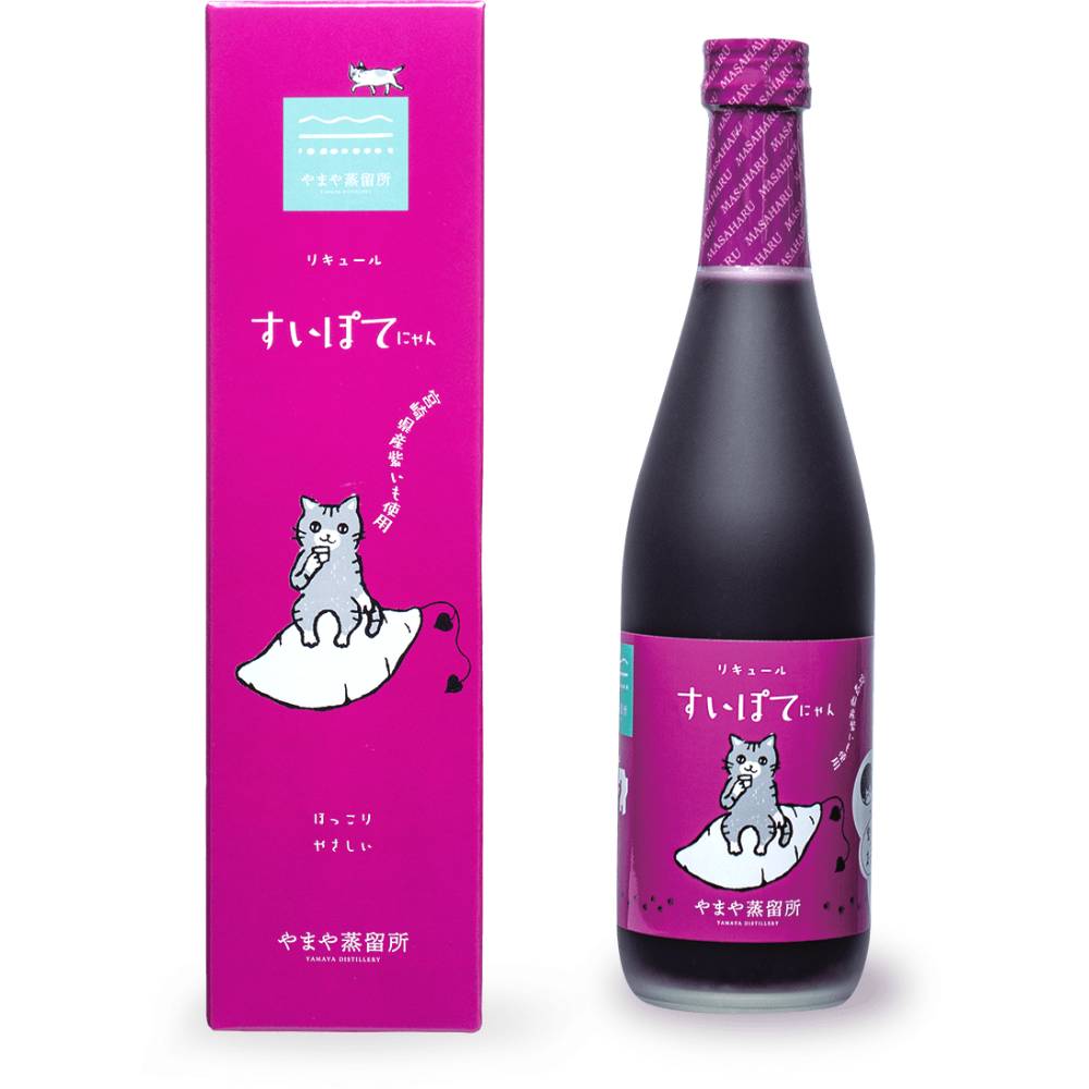 やまや蒸留所 やまやにゃん すいぽてにゃん 14度 500ml