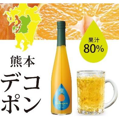 ノンアルドリンク【九州果実シロップ】福田農場シロップ 熊本デコポンシロップ 500ml 果汁率 80%