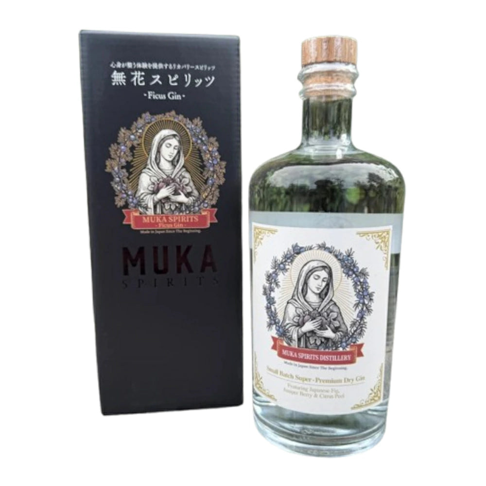 お酒 ギフト ジン 国産 Muka Spirits Ficus ( フィカス ) 47° 700ml ≪ 専用箱入り ≫