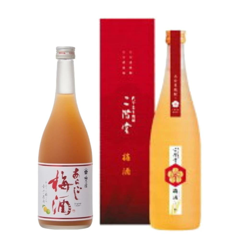 2本 セット 梅乃宿酒造 梅乃宿 あらごし梅酒 720ml x 二階堂酒造 二階堂 梅酒 720ml 【 送料無料 (北海道・東北・沖縄を除く) 】