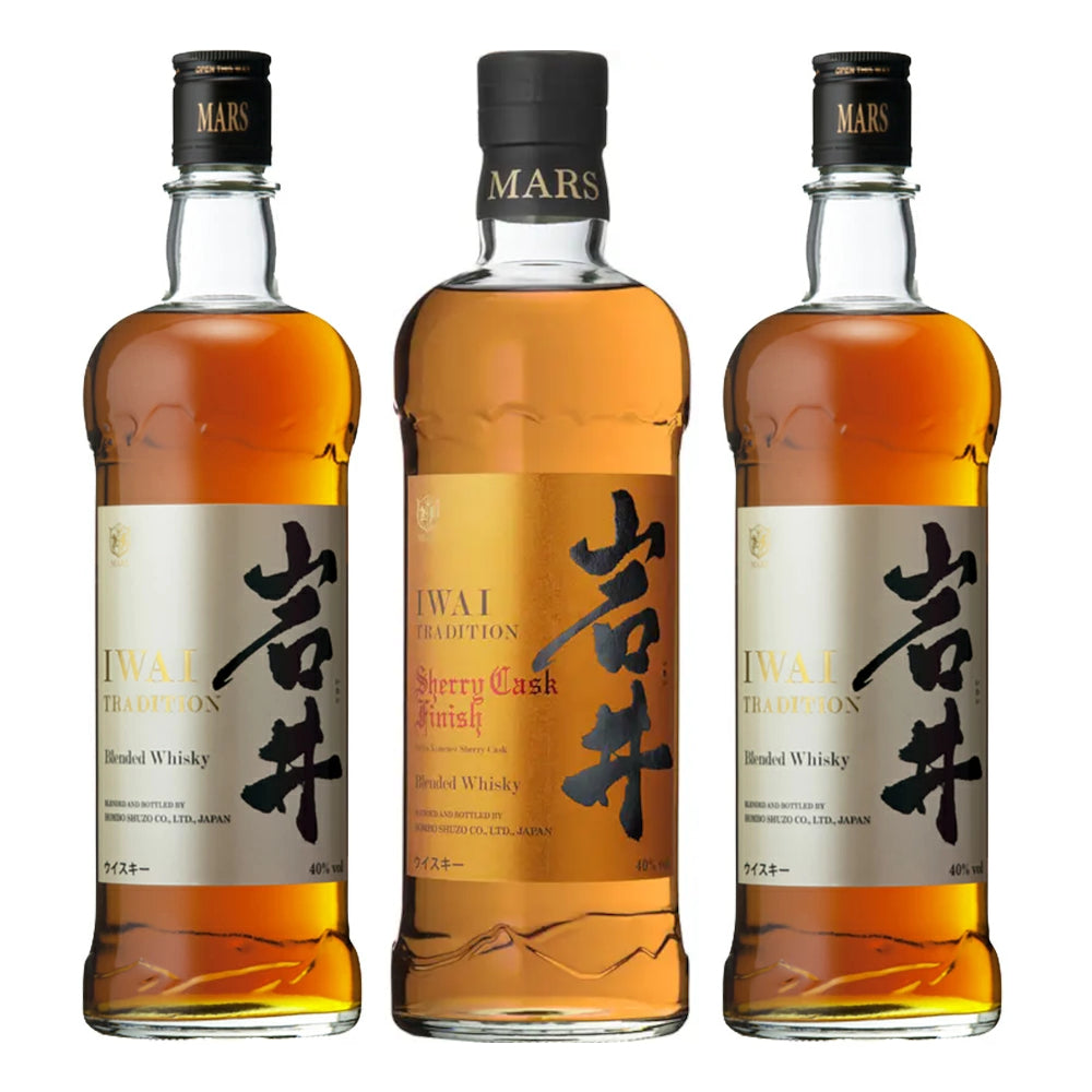 岩井 トラディション 750ml x2本 岩井 トラディション シェリーカスク フィニッシュ 700ml x1本