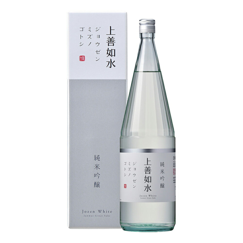 お酒 ギフト 白瀧酒造 上善如水 ( じょうぜんみずのごとし ) 純米吟醸 1800ml