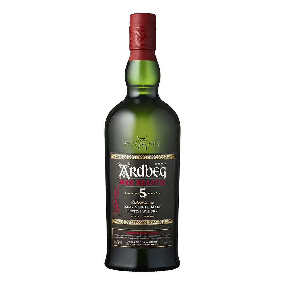 ウイスキー アイラ シングルモルト ARDBEG ( アードベッグ ) ウィービースティー 5年 47.4° 700ml ≪ 箱無し ≫
