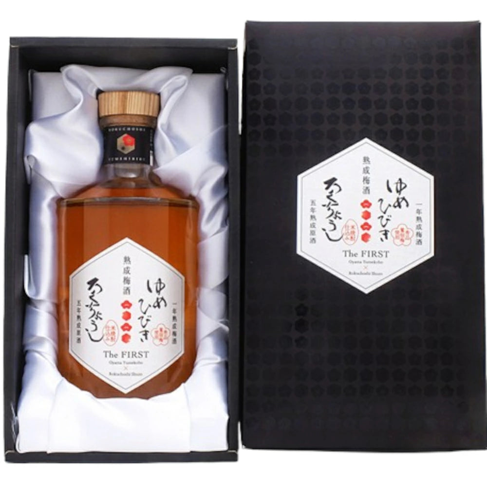おおやま夢工房 熟成梅酒 The FIRST ( ザ ファースト ) ろくちょうし 5年熟成原酒 米焼酎仕込み 20° 700ml ≪ 専用箱入り ≫