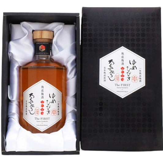 おおやま夢工房 熟成梅酒 The FIRST ( ザ ファースト ) ろくちょうし 5年熟成原酒 米焼酎仕込み 20° 700ml ≪ 専用箱入り ≫