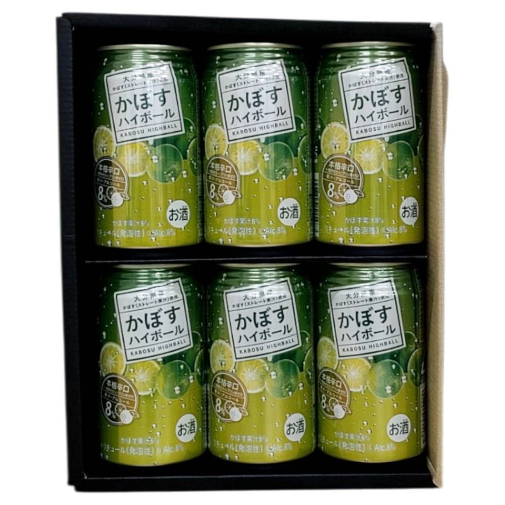 ギフトボックス入り 6本セット JAフーズおおいた かぼすハイボール 340ml x 6本