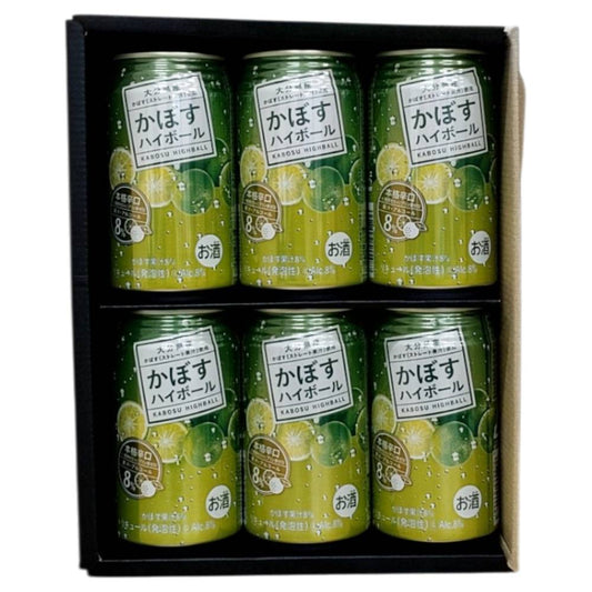 ギフトボックス入り 6本セット JAフーズおおいた かぼすハイボール 340ml x 6本