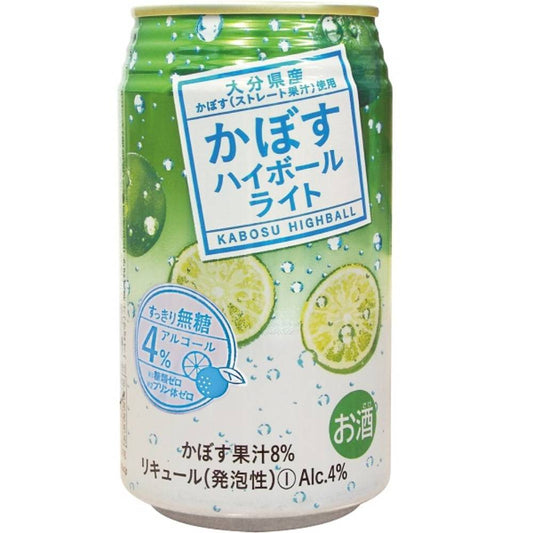 かぼすハイボール ライト 4％ 340ml ( 24本入り ) JAフーズ