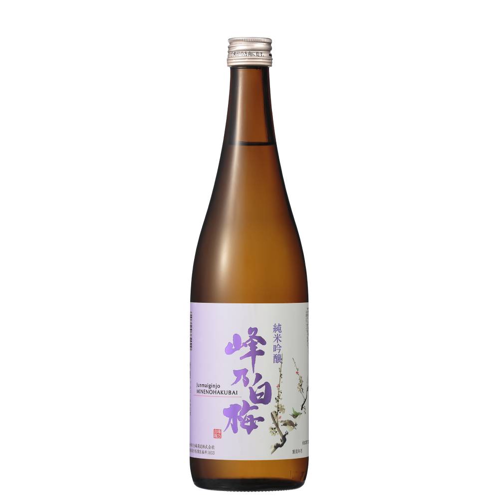 日本酒 新潟 峰乃白梅酒造 峰乃白梅 純米吟醸 720ml