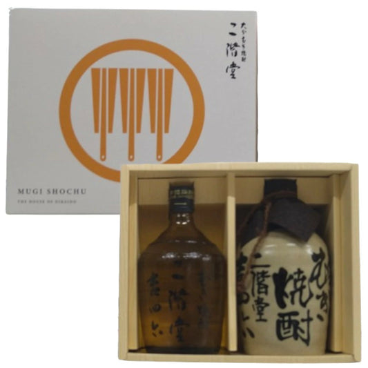 二階堂酒造 二階堂 麦焼酎 KK セット ≪ 吉四六 壷 720ml & 吉四六 瓶 720ml ≫