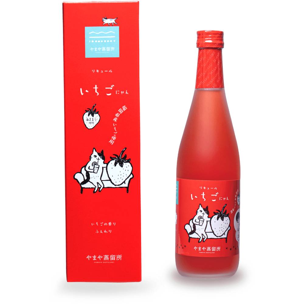 【選べる2本セット】 リキュール  やまや蒸留所 やまやにゃん 500ml  ( ゆずにゃん8度(柚子) or うめにゃん14度(梅) or なつにゃん14度(日向夏) or いちごにゃん14度(あまおう) or すいぽてにゃん14度(紫芋) ) 【 送料無料（※北海道・東北・沖縄を除く）】