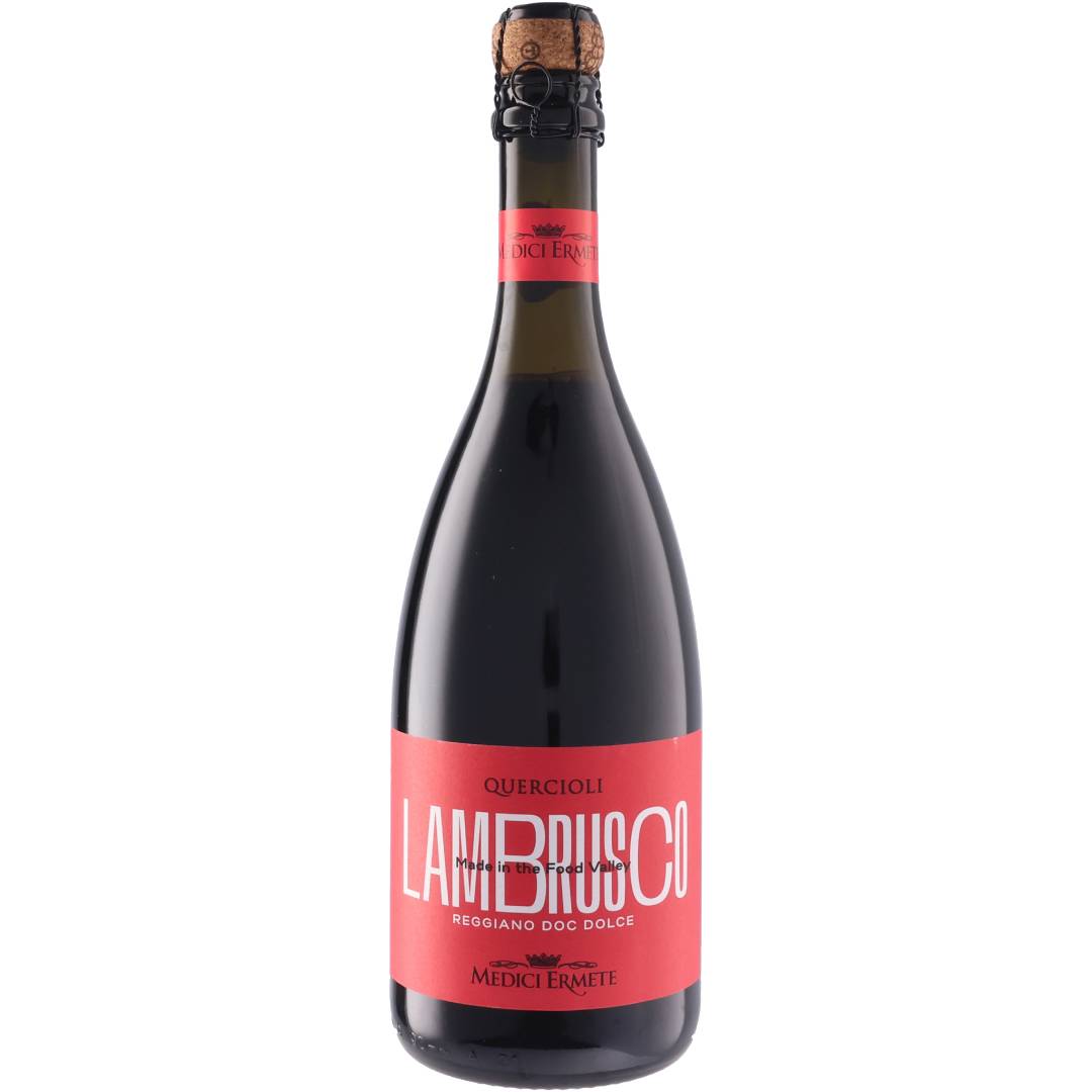 【飲み比べ2本セット】 お酒 ギフト ワイン メディチ・エルメーテ クエルチオーリ レッジアーノ ランブルスコ ドルチェ（やや甘口） 750ml x クエルチオーリ レッジアーノ ランブルスコ セッコ（やや辛口） 750ml