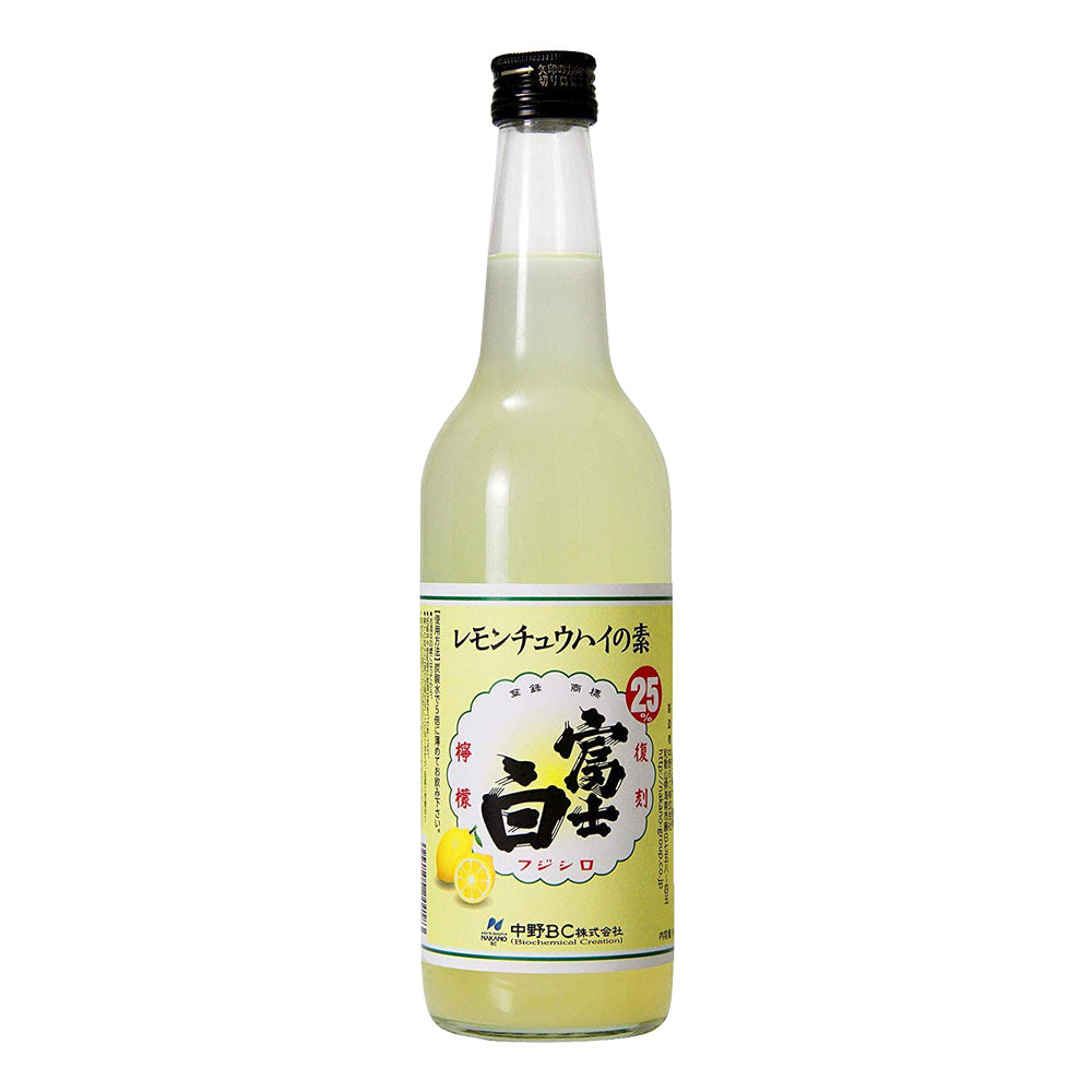 中野BC 富士白 レモンチュウハイの素 25° 600ml