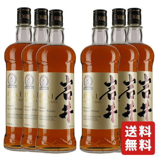 本坊酒造 マルス信州蒸溜所 岩井 トラディション 40° 750ml まとめ買い6本セット