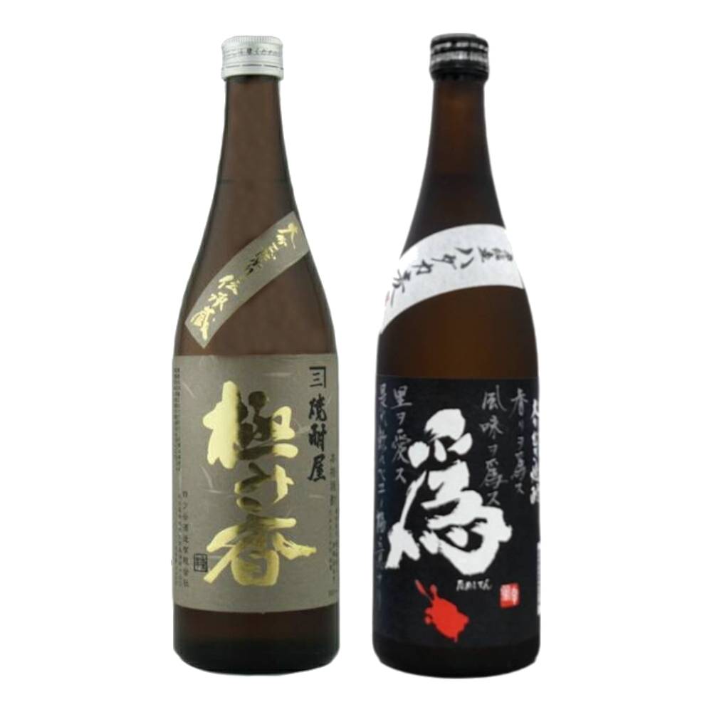 四ッ谷酒造 麦焼酎 極み香 ( きわみが ) 25° 720ml x 常徳屋酒造場 大分麦焼酎 為ゝ ( ためしてん ) 25° 720ml