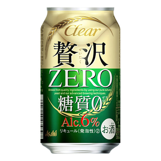 お酒 ギフト アサヒ クリアアサヒ 贅沢ZERO ( ゼロ ) 350ml ケース ( 24本入り ) ≪ 糖質 ゼロ アルコール6％ ≫