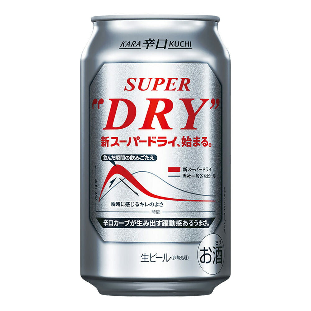 お酒 ギフト ビール アサヒ スーパードライ 350ml ケース ( 24本入り )【お取り寄せ】