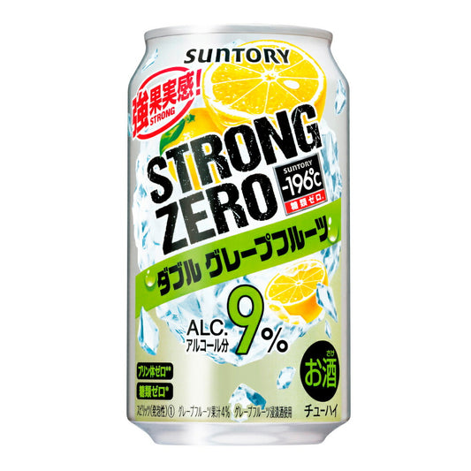 お酒 ギフト サントリー -196℃ ストロングゼロ ダブルグレープフルーツ 350ml ケース ( 24本入り )