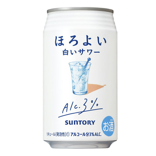 お酒 ギフト サントリー ほろよい 白いサワー 350ml ケース ( 24本入り ) 【お取り寄せ商品】