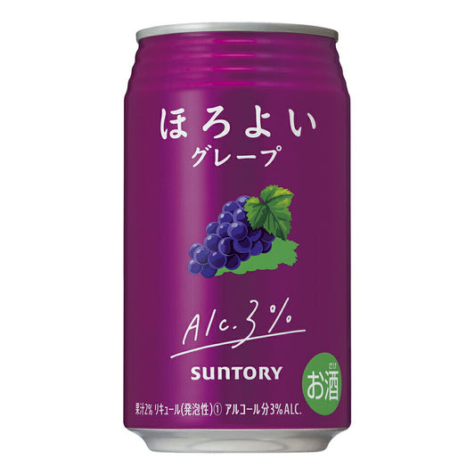 お酒 ギフト サントリー ほろよい グレープ 350ml ケース ( 24本入り ) 【お取り寄せ商品】