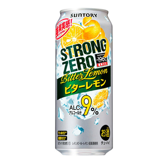 お酒 ギフト サントリー -196℃ ストロングゼロ ビターレモン 500ml ケース ( 24本入り ) 【お取り寄せ商品】