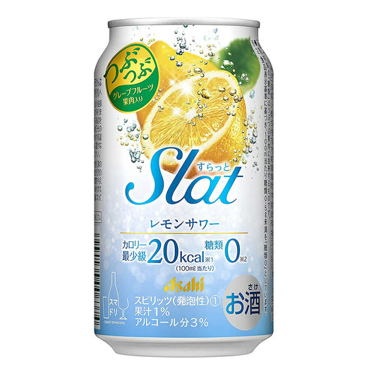 お酒 ギフト アサヒ Slat ( すらっと ) レモンサワー 350ml ケース ( 24本入り ) 【 お取り寄せ商品 】