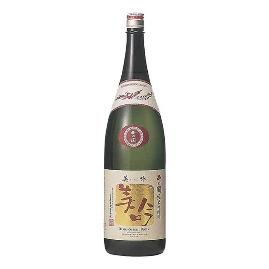 お酒 ギフト 萱島酒造 西の関 美吟 純米吟醸 1800ml