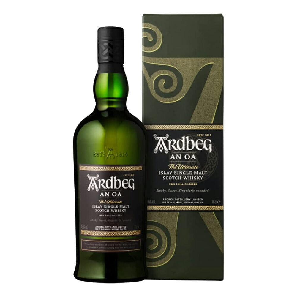 ウイスキー アイラ シングルモルト ARDBEG アードベッグ AN OA ( アン オー ) 46° 700ml ≪ 専用箱入り ≫