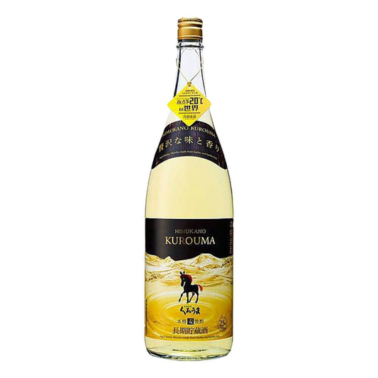 お酒 焼酎 ギフト 神楽酒造 本格麦焼酎 くろうま 長期貯蔵 25° 1800ml