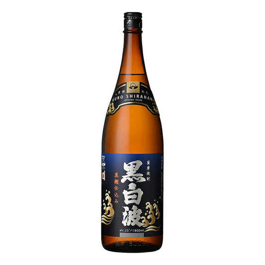 お酒 ギフト 薩摩酒造 黒白波 25° 1800ml