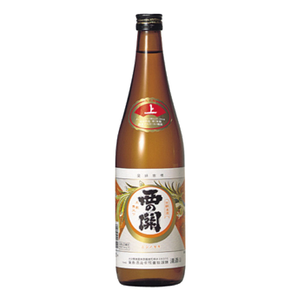 お酒 ギフト 萱島酒造 西の関 上撰 720ml